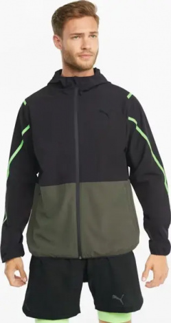 Вітровка Puma ULTRA чорно-оливково-салатова 520875-44