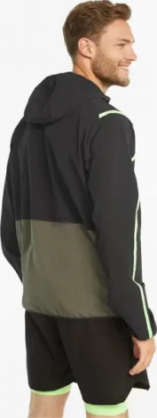 Вітровка Puma ULTRA чорно-оливково-салатова 520875-44