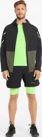 Вітровка Puma ULTRA чорно-оливково-салатова 520875-44