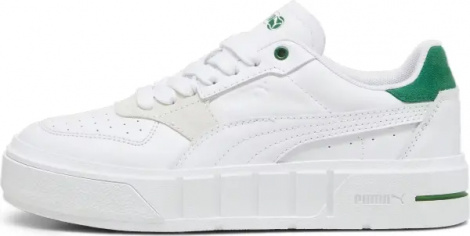Кроссовки женские Puma CALI COURT MATCH бело-зеленые 393094-01