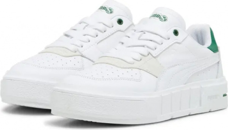 Кроссовки женские Puma CALI COURT MATCH бело-зеленые 393094-01