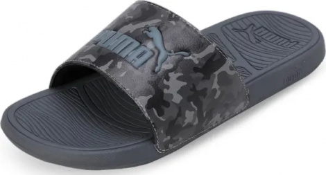 Шлепанцы Puma COOL CAT 2.0 CAMO серые 392213-02