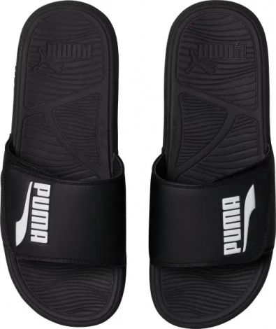 Шлепанцы Puma COOL CAT 2.0 черно-белые 390961-01