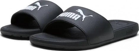 Шлепанцы женские Puma COOL CAT 2.0 черно-белые 389108-15
