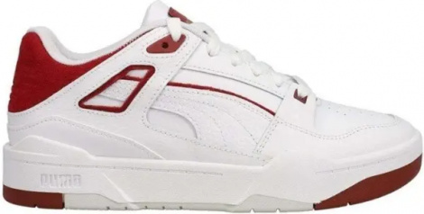 Кроссовки детские Puma SLIPSTREAM бело-красные 388518-04