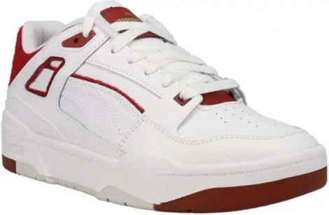 Кроссовки детские Puma SLIPSTREAM бело-красные 388518-04