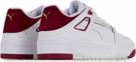 Кроссовки детские Puma SLIPSTREAM бело-красные 388518-04