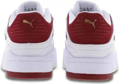 Кроссовки детские Puma SLIPSTREAM бело-красные 388518-04