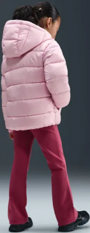 Куртка дитяча Nike SPORTSWEAR ALL DAY PLAY PUFFER світло-рожева 36N074-A9Y