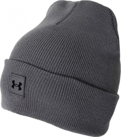 Шапка Under Armour HALFTIME CUFF серая 1373155-026