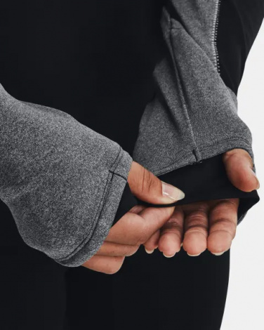 Худі жіноче Under Armour COLDGEAR COZY чорно-сіре 1370201-001