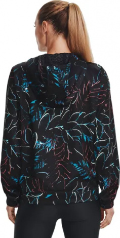 Худі жіноче Under Armour ARMOUR FLEECE PRINTED чорно-синьо-червоно-біле 1367705-001