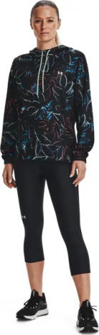 Худі жіноче Under Armour ARMOUR FLEECE PRINTED чорно-синьо-червоно-біле 1367705-001