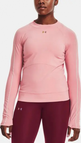 Світшот жіночий Under Armour RUSH COLDGEAR CORE світло-рожевий 1365721-663