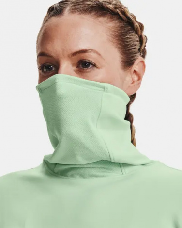 Світшот для бігу жіночий Under Armour EMPOWERED FUNNEL NECK салатовий 1365636-335