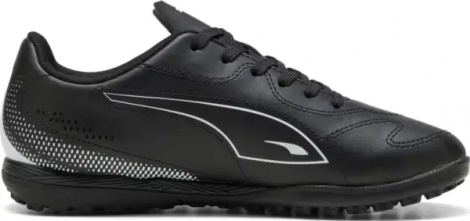 Сороконожки (шиповки) детские Puma VITORIA II TT JR черно-белые 108504-01