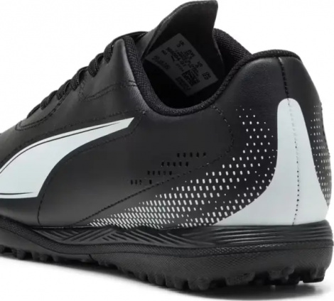 Сороконожки (шиповки) детские Puma VITORIA II TT JR черно-белые 108504-01