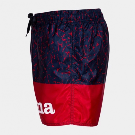 Шорти пляжні Joma PINTS темно-синьо-червоні 102703.331