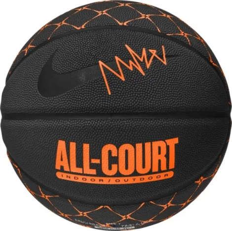 Баскетбольний м'яч Nike EVERYDAY ALL COURT 8P GRAPHIC DEFLATED чорно-помаранчевий