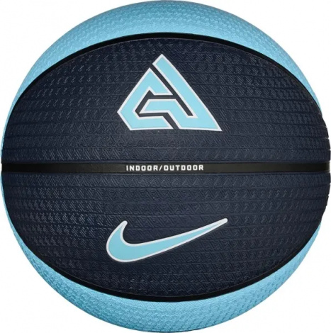 Баскетбольный мяч Nike PLAYGROUND 8P 2.0 G ANTETOKOUNMPO DEFLATED темно-сине-голубой