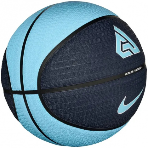 Баскетбольный мяч Nike PLAYGROUND 8P 2.0 G ANTETOKOUNMPO DEFLATED темно-сине-голубой