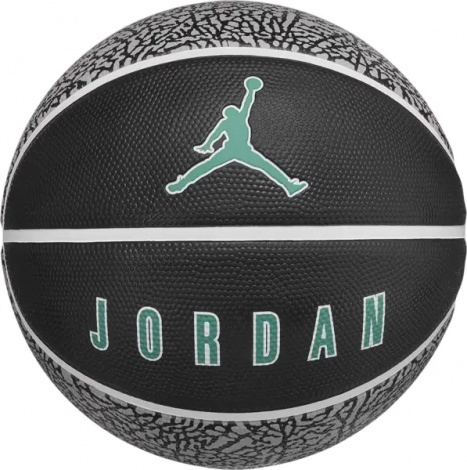 Баскетбольный мяч Nike JORDAN PLAYGROUND 2.0 8P DEFLATED серо-черно-темно-зеленый