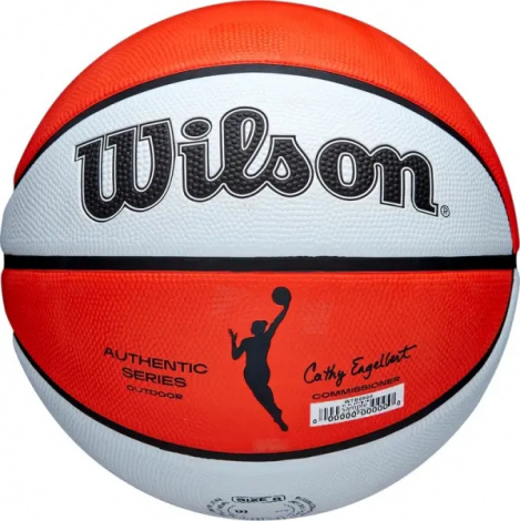 Баскетбольний м'яч Wilson WNBA AUTHENTIC SERIES OUTDOOR оранжево-білий