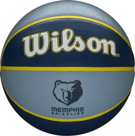 Баскетбольний м'яч Wilson NBA TEAM TRIBUTE MEMPHIS GRIZZLIES блакитно-синьо-жовтий