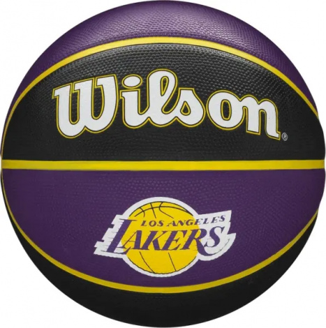 Баскетбольний м'яч Wilson NBA TEAM TRIBUTE LA LAKERS фіолетово-чорно-жовтий
