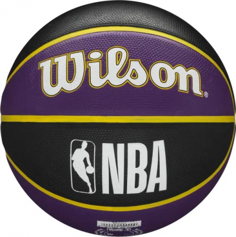 Баскетбольний м'яч Wilson NBA TEAM TRIBUTE LA LAKERS фіолетово-чорно-жовтий