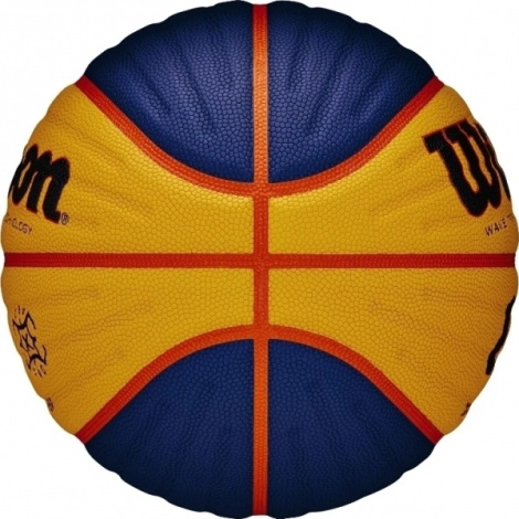 Баскетбольний м'яч Wilson FIBA 3X3 темно-синьо-жовто-червоний