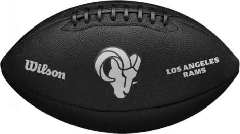 М'яч для американського футболу Wilson NFL TEAM METALLIC PREMIERE LAR OF чорний