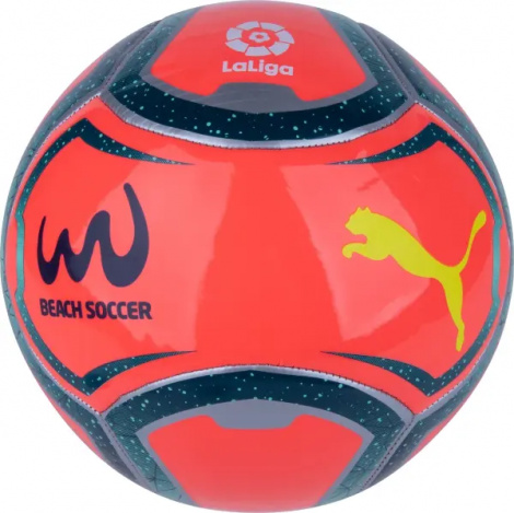 М'яч для пляжного футболу Puma BEACH FOOTBALL MS темно-оранжево-зелений
