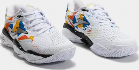 Кросівки тенісні Joma SMASH біло-оранжево-сині TSMAW2532C