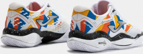 Кросівки тенісні Joma SMASH біло-оранжево-сині TSMAW2532C
