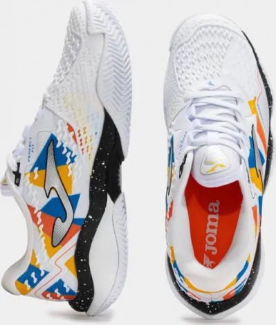 Кросівки тенісні Joma SMASH біло-оранжево-сині TSMAW2532C