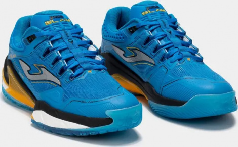 Кроссовки теннисные Joma SLAM сине-оранжевые TSLAMS2504OM