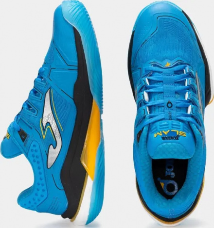 Кроссовки теннисные Joma SLAM сине-оранжевые TSLAMS2504OM