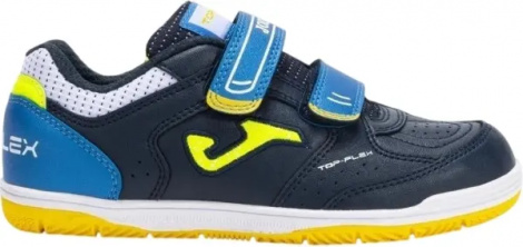 Футзалки (бампи) дитячі Joma TOP FLEX темно-синьо-синьо-жовті TPJW2503INV