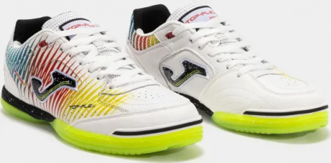 Футзалки (бампи) Joma TOP FLEX біло-блакитно-червоно-жовті TOPW2576IN