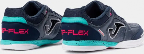 Футзалки (бампи) Joma TOP FLEX темно-синьо-бірюзово-рожеві TOPW2521IN
