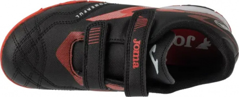 Сороконожки (шиповки) детские Joma POWERFULL черно-красные POJW2501TFV