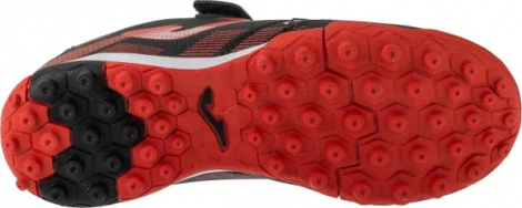 Сороконожки (шиповки) детские Joma POWERFULL черно-красные POJW2501TFV
