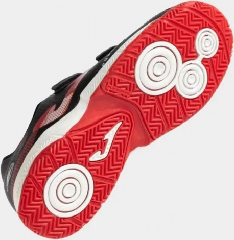 Футзалки (бампы) детские Joma POWERFUL черно-красные POJW2501INV