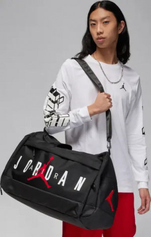 Сумка спортивная Nike JORDAN VELOCITY DUFFLE BAG (62.5L) черная MM0920-023