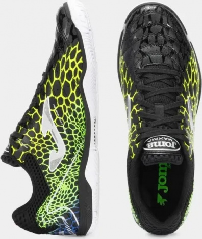 Футзалки (бампы) Joma MAXIMA черно-желто-голубые MAXW2531IN