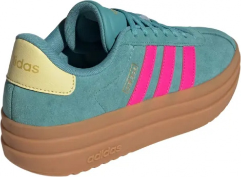 Кросівки жіночі Adidas VL COURT BOLD бірюзово-рожево-коричневі JQ5634