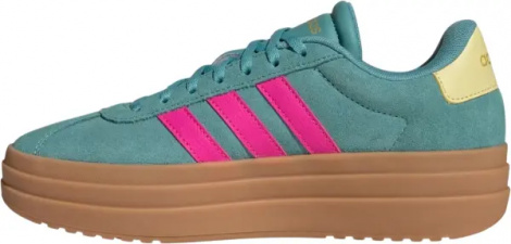 Кросівки жіночі Adidas VL COURT BOLD бірюзово-рожево-коричневі JQ5634