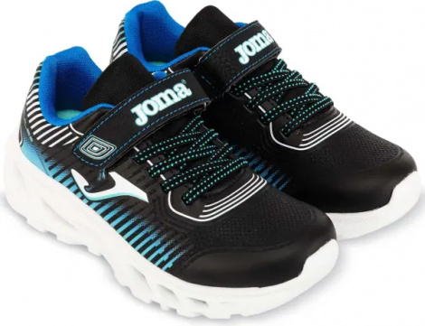 Кроссовки детские Joma AQUILES с подсветкой черно-синие JAQUIW2501V