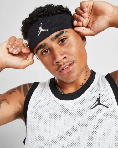 Пов'язка на голову Nike JORDAN JUMPMAN HEADBAND чорна J.KN.00.010.OS